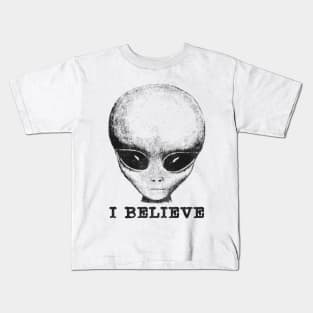 I Believe / UFO Alien Kids T-Shirt